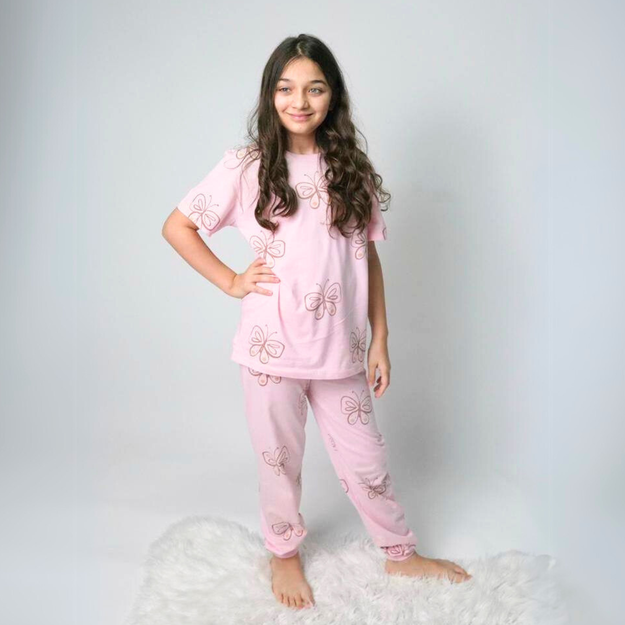 Beauty Butterfly Girls Pyjama Set