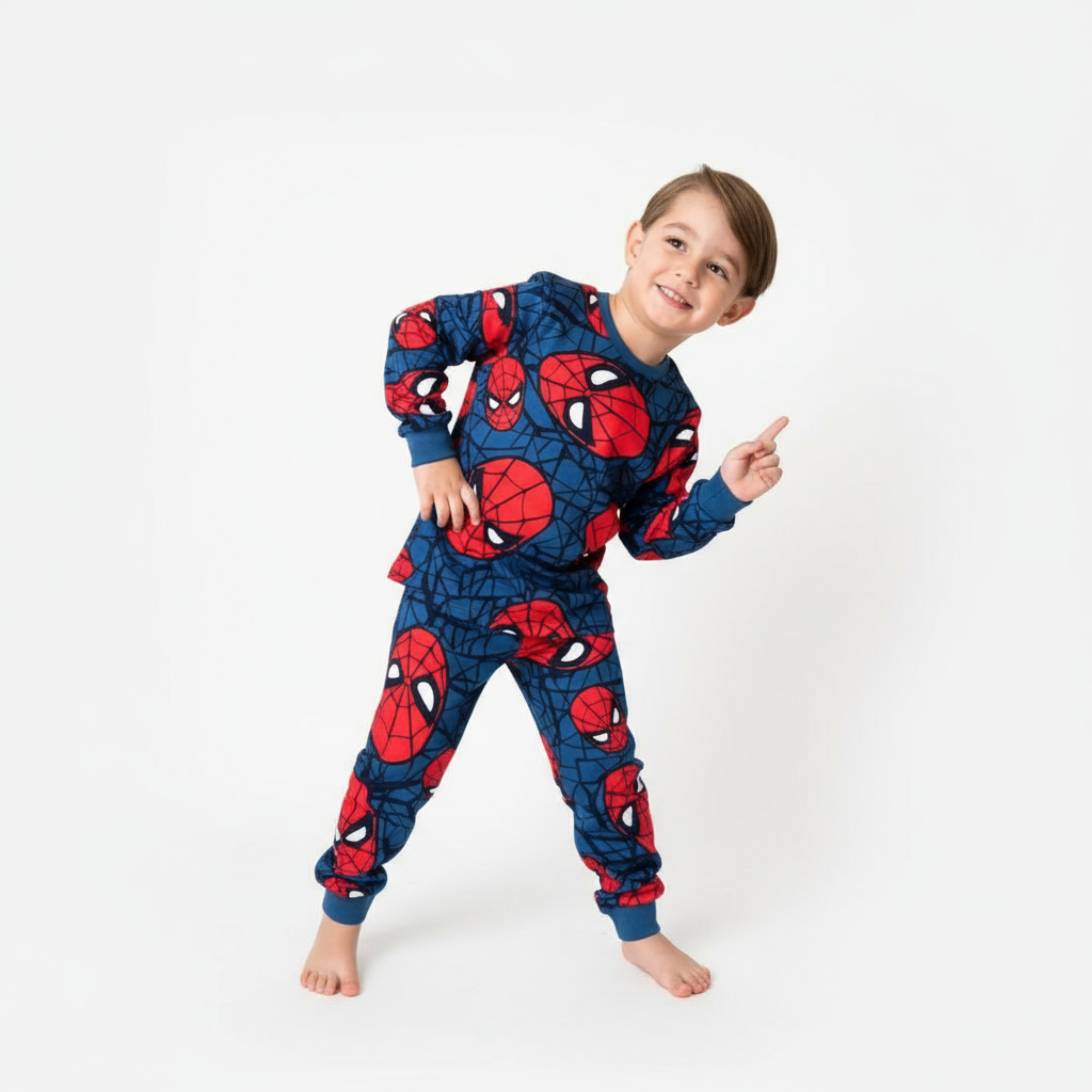 Spider Boys Cotton Pyjama Set